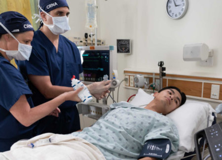 CRNAs administering regional anesthesia